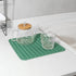 MicoYang Silicone Dish Drying Mat for Multiple Usage,Easy clean,Eco-friendly,Heat-resistant Silicone Mat for Kitchen Counter or Sink,Refrigerator ...