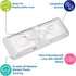 Lumitronics RV Euro-Style Interior 12V Ceiling Double Dome Light...
