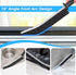 2 Pcs Hard Bristle Crevice Cleaning Brush Grout Cleaner Brush Scrub Brush for Shower Tile Toilet Brush Window Crevice Cleaning Tool for Blind Base...