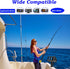 Fish Finder Mount - 360 Degree Ball-Mount Fish Finder Mount Base - Plastic Fish Finder Bracket - Fish Finder Holder - Fish Finder Rack for Boat Ka...