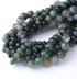 32PCS 12MM Natural Moss Agate Stone Beads Energy Healing Beads for DIY Jewelry Bracelet Necklace Making for Jewelry Making15Inch...
