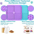 2PCS Licking Mat for Dogs with Suction Cups, Premium Lick Pad for Anxiety Relief, Slow Feeder Dog Bowls, Perfect for Bathing, Grooming and Trainin...