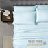 Home Collection Micro Caress Luxurious Sheet Set, 90GSM 4 -Piece King Size with 2 Additional Pillowcase, Aqua Color...