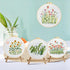 Maydear 4 Packs Embroidery Starter Kit with Pattern, Stamped Cross Stitch Kits for Beginners Adults with Embroidery Hoop and Instructions, Hand Em...