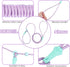 No Pull Dog Leash Slip Lead Dog Leash Dog Leash for Small Medium Large Dogs 6Ft 8 Colors Classic Dog Leash Dog Rope (Purple)...