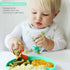 Grabease Baby Spoons Toddler Utensils Baby Spoon Toddler Forks, BPA-Free & Phthalate-Free for Baby & Toddler, 2 Sets, Mint and Orange...