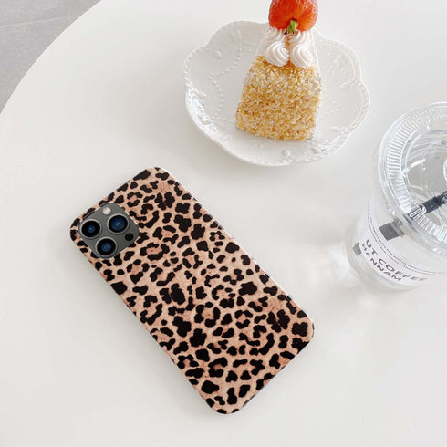 Leopard Cheetah Print Phone Case for iPhone 12 Pro Max 6.7'' Cool Girly Design Soft Flexible Protective Luxury Rubber Gel Back Cover Brown...