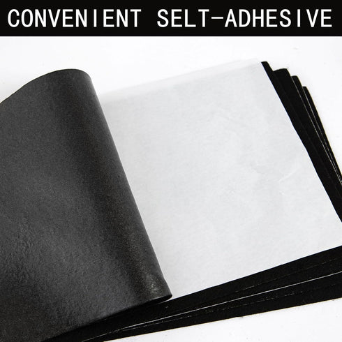 Black Felt Fabric?6PCS Self Adhesive Felt Sheet,Self-Adhesive Fabric Liners for Drawers and Boxes, A4 Size Felt Adhesive Sheet (8.3" x 11.8")...