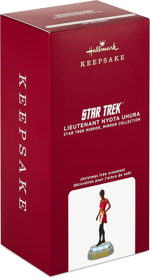 Hallmark Keepsake Christmas Ornament 2020, Star Trek Mirror, Mirror Collection Lieutenant Nyota Uhura Storytellers With Light and Sound (3499QXI60...
