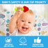 Teething Toys (5 Pack) - Tinabless Infant Teething Keys Set, BPA-Free, Natural Organic Freezer Safe for Infants and Toddlers, Silicone Baby Teethe...