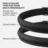 CollarDirect Rolled Leather Dog Collar, Soft Padded Round Puppy Collar, Handmade Genuine Leather Collar Dog Small Large Cat Collars 13 Colors (6-7...