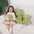 Apricot Lamb Toys Plush Velvet Frog Stuffed Animal Soft Cuddly Perfect for Child (Green Frog,8.5 Inches)...