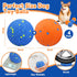 Dog Toy Balls Indestructible Dog Tennis Ball for Aggressive Chewers, 3 Inch Durable Teething Chew Toys Water Toy Interactive Outdoor Fetch Balls f...