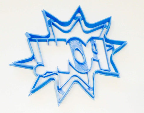 POW SIGN QUOTE SUPERHERO SUPER HERO COMIC BOOK COOKIE CUTTER MADE IN USA PR3196...