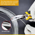 Stainless Steel Industrial Scissors, Utility Scissors Heavy Duty with Non-Slip Comfortable Handle & Safety Lock, Ultra Sharp Stainless Steel Sciss...