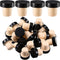 Yookeer T-shaped Stopper Cork Wine Bottle Stoppers Reusable Wine Sealing Plug for Beer Bottles DIY Craft(Black,24 Pieces)...
