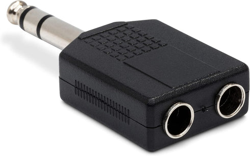 Hosa GPP-359 Dual 1/4 Inches TRS Female to 1/4 Inches TRS Male Adapter...