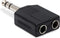 Hosa GPP-359 Dual 1/4 Inches TRS Female to 1/4 Inches TRS Male Adapter...