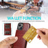 iPhone 13 Wallet Case with Credit Card Holder for Women Men PU Leather Wallet Case for iPhone 13 Case 6.1 inch (Sepia Brown)...