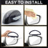 Blind Spot Mirror Adjustable 360 Degree Car Side Mirror, HD Glass Rear View Mirror Exterior Accessories for Car SUV Frame Thickness Less than 5MM...