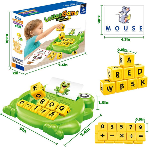 Learning Toys for Kids Birthday Gift, Matching Letter Game and Math Games, Preschool Educational Toys for Ages 3-8, Birthday Party Halloween Xmas ...