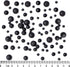 Bymitel 6mm Natural Lava Round Beads Gemstones Genuine with 210pcs DIY Jewelry Making Unisex (6mm 210pcs, Black Lava)...