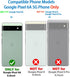 Anloes Case for Google Pixel 6a 5G, Pixel 6a Phone Case Heavy Duty Shockproof Dustproof Rugged Defender Protective, 3 in 1 Bumper Cover for Google...