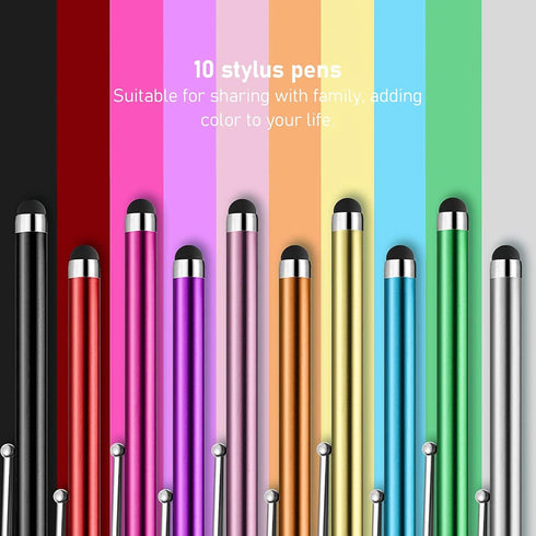 ORIbox Stylus Pens for Touch Screens,10 Pack Lightweight Design for iPad,iPhone, Samsung, HTC, Fire Tablet, Tablet, All Capacitive Touch Screen De...
