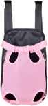 Dog Carrier Pink Legs Out Front Pet Carrier Backpack Comfortable Puppy Bag with Shoulder Strap and Sling for Travel Hiking Camping Outdoor...