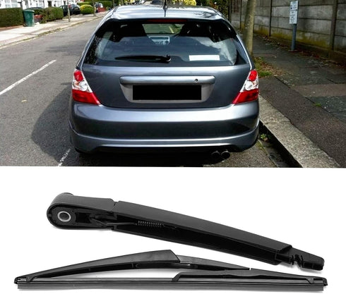 Rear Windshield Wiper Arm Blade Set 76720?S6D?E01 Rear Wiper Arm and Blade Replacement for Civic VII 2001?2005...
