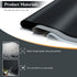 Silicone Mats, YACEYACE 2Pcs 15.7"x 11.8"x 0.03" Black Silicone Placemats, Silicone Table Mat, Silicone Mats for Kitchen Counter, Baking, Jewelry...