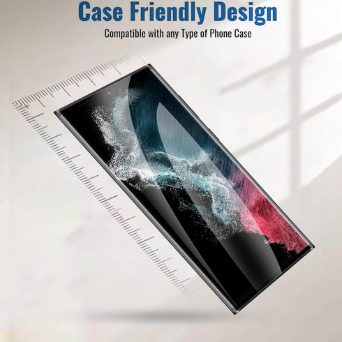 Lyphpe?3-PACK for Samsung Galaxy S22 Ultra Screen Protector Case Friendly, 3D Curved, Screen Protector Galaxy S22 Ultra Tempered Glass cell Phone ...