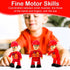 FUNERICA Toy Fireman Action Figures for Kids - Firefighter Figurines Community Helpers Toys - Little People Figures for Firefighter Toys, Fire Tru...