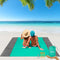 Beach Blanket, 83''*79''(210 * 200cm) Waterproof Sandproof Picnic Blankets for 3-5 Adults, Oversized Lightweight Beach Mat, Big & Compact Picnic M...