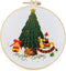 Abillyn Embroidery Starter Kit Christmas Elk Stamped with Printed Pattern Cross Stitch Embroidery Kits (Elk)......