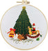 Abillyn Embroidery Starter Kit Christmas Elk Stamped with Printed Pattern Cross Stitch Embroidery Kits (Elk)......
