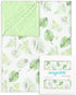 Baby Blankets for Unisex Boys Girls, Super Soft Green Leaf Blankets, Printed Bed Throws Newborn, for Toddler Baby Nursery Bed Blanket Stroller Cri...