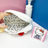 Kitty Travel Cosmetic Bag with Mirror and Hair Tie, Large Capacity Cartoon Cosmetic Pouch Makeup Bag with Zipper, Plush Travel Toiletry Bag Makeup...