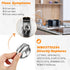 Upgraded WB03T10284 PS2321076 Burner Control Knobs 6 Pack Stainless Steel Finish - Fit for General Electric GE Range/Stove/Oven Knob - Replaces 1373043 AP4346312 AH2321076 EAP2321076