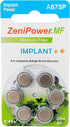 Cochlear Implant Batteries Size A675P Zero Mercury (60 Batteries)...