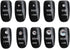 4200 Pieces Flat Back AB Rhinestones for Craft, Round Crystal Gems Stickers for Clothes, 1.5 mm - 4.8 mm, 6 Sizes...