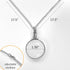 MAGDEPO 3X Magnifying Glass Pendant Necklace (Silver) Portable Magnifier 1.5" Round Lens Stylish Accessories for Women, Seniors, and Elderly Readi...
