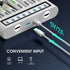 EBL AA AAA Battery Charger, Independent 8 Slots with Advanced Discharge Function, LCD Screen for 1.2V NiMH NiCD Rechargeable Batteries, Micro USB ...