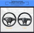 Car Steering Wheel Cover, Microfiber PU Leather Elastic Carbon Fiber Auto Steering Wheel Protector, 15 Inch Breathable Anti-Slip for Women Men, Ca...