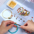 80 Pieces Crystal Birthstone Charms with 200 Jump Ring Handmade DIY Beads Pendant Mixed Color Birthstones for Jewelry Making Round Charms for Brac...