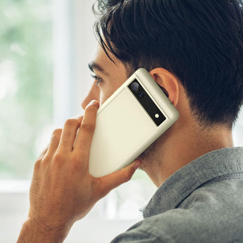 Amzpas Silicone Phone Case Compatible with Google Pixel 6A, Soft Protective Smart Phone Case for Women Men, Durable Anti-Scratch Shockproof Phone ...