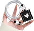 DIY Cable Protector Set Compatible for iPhone Charger, Electroplating Love Heart Design,Data Line USB Case Wire Cable Saver Phone Charger Protecti...