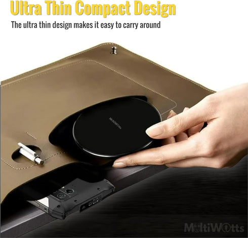 15W Fast Certified Wireless Charger pad Compatible with iPhone (15/15Pro/15 Pro Max, 14/14 Pro/14 Pro Max), Samsung (S24,S24+/S24Ultra,S23/S23+/S2...