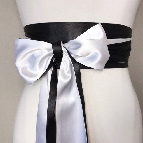 Humphrey's Craft 3 Inch Black Double Faced Satin Ribbon 5 Yards for Crafts Gift Wrapping Cutting Ceremony Decoration Sewing Christmas Tree Wedding...
