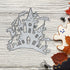 Halloween Castle Die Cuts for Card Making, Halloween Witch Bats Cutting Dies Sets House Background Dies Stencils Embossing Template for Scrapbooki...